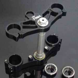 Triple Clamp Set, CNC Black, NC35 Forks to fit NSR250 MC21