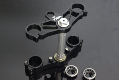 Triple Clamp Set, CNC Black, NC35 Forks to fit NSR250 MC21