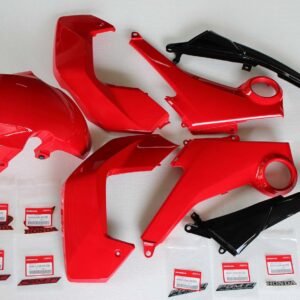 Complete Bodywork Set, MSX125 Grom, Type 3 Pearl Valentine Red Scheme