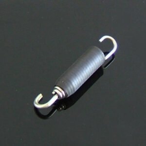 Silencer, Aluminium/Carbon End Cap, Round, 43 mm. x 380 mm., Assy.