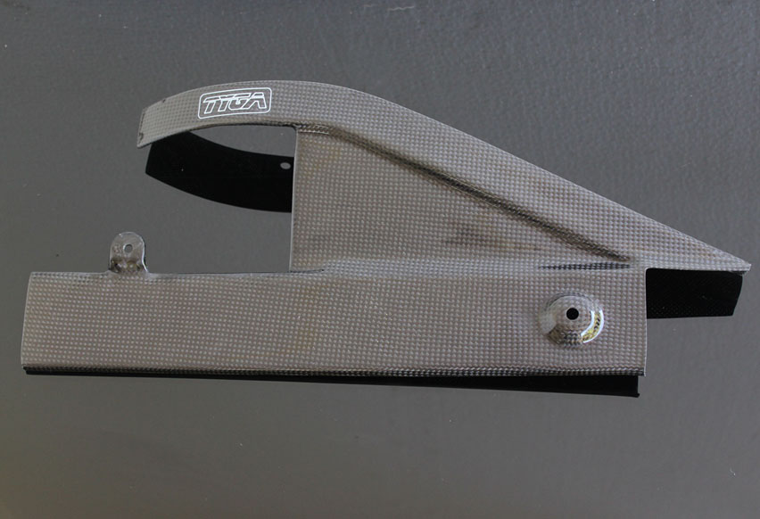 Swing Arm Cover, Left, Carbon, VJ22 RGV250