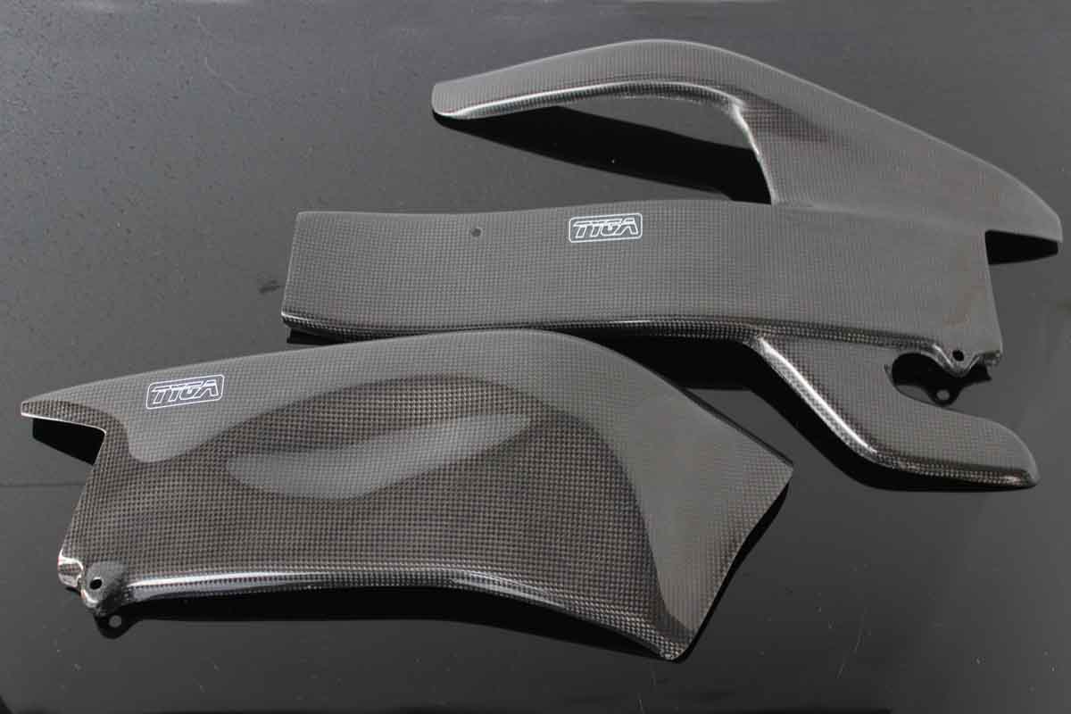 Swing Arm Cover, Pair, Carbon, 2008-11 CBR1000RR