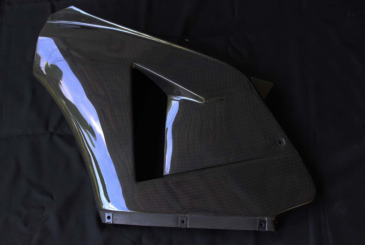 Upper Cowling Left, Carbon, NC30/35, T13 Style, Assy.