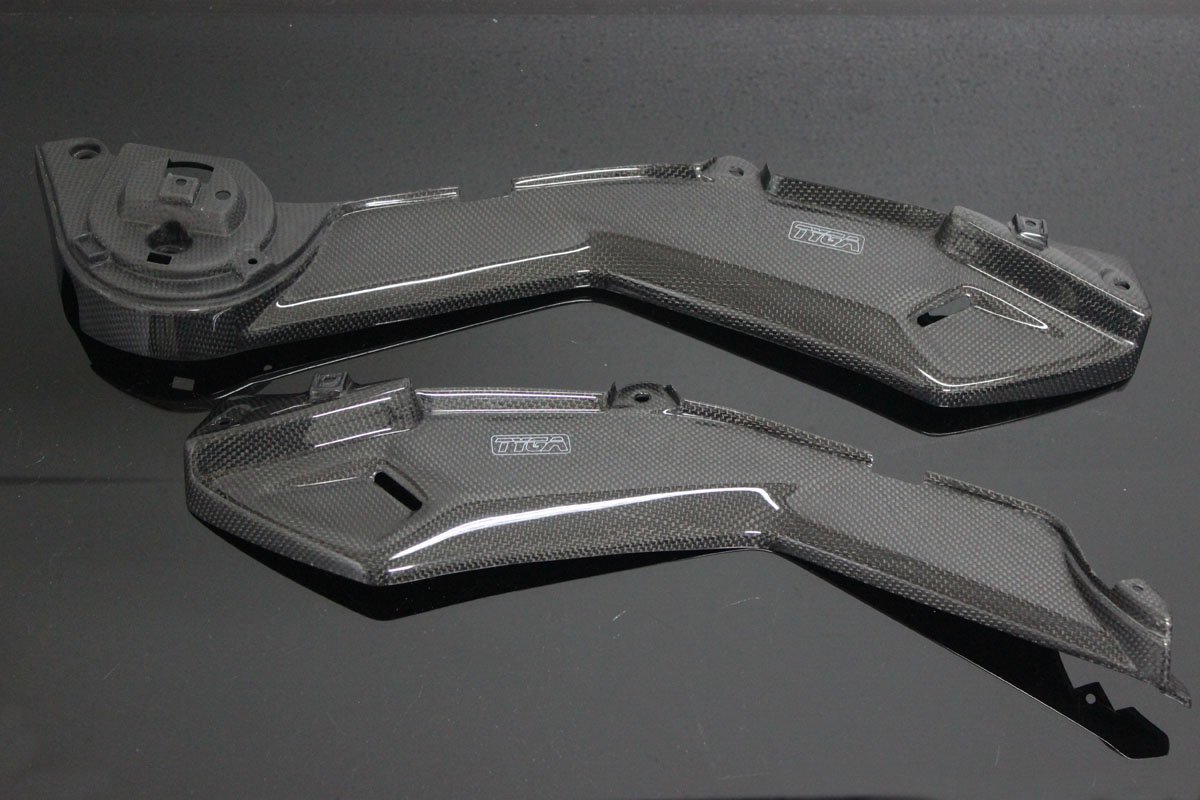 Under-Tank Covers, Pair, Carbon, Replacement Type, MSX125 Grom