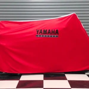 TYGA Bike Dust Cover, Red/White Yamaha