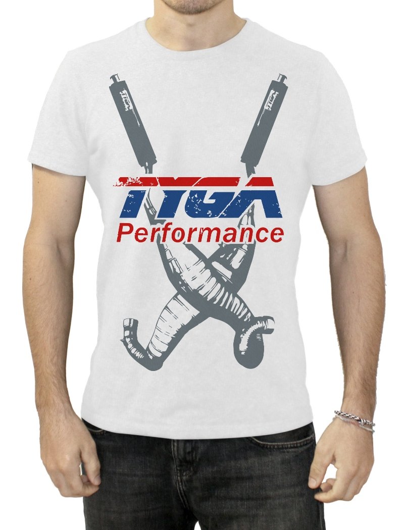 Tyga T shirt, Twin Chambers, White, XXL