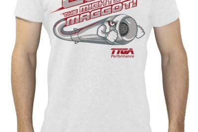 Tyga T shirt, Go the Mighty Maggot, White, XXL