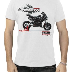 Tyga T shirt, Honda GROM, White, S