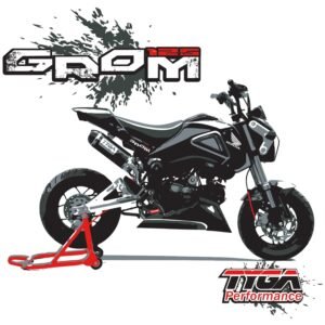 Tyga T shirt, Honda GROM, White, S