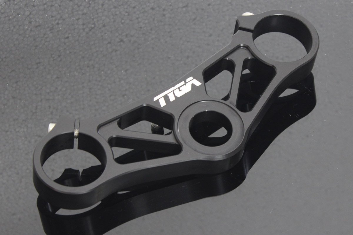 Top Triple Clamp, CNC Black, CBR/NC35 Forks/NC30 Shaft