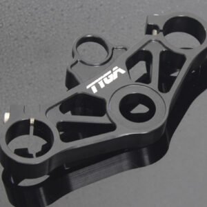 Top Triple Clamp Set, CNC Black, NC30 VFR400R