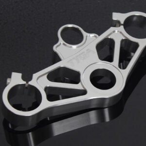 Top Triple Clamp Set, CNC Silver, NC30 VFR400R