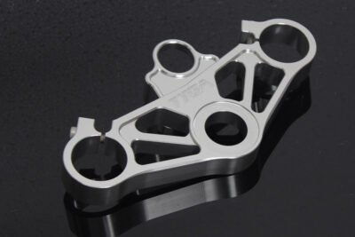 Top Triple Clamp Set, CNC Silver, NC30 VFR400R