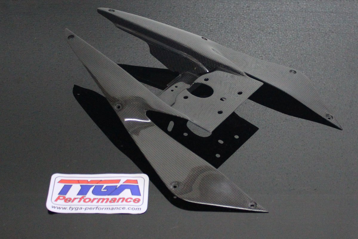 Seat Cowling, Undertray, Street, Carbon, Cup Style, KTM RC125, RC200. RC250, RC390