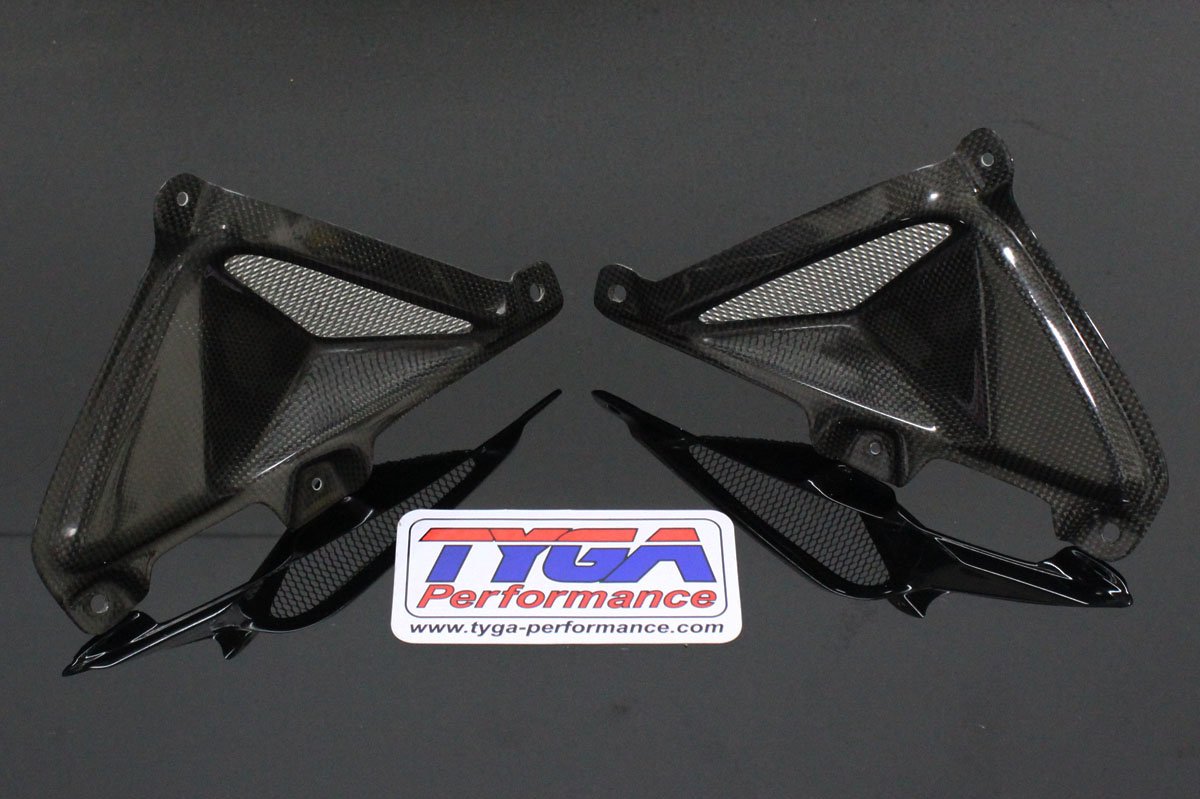 Tank Shrouds, With Duct and Grille, Pair, Carbon, MSX125 Grom