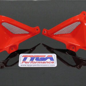 Tank Shrouds, With Duct and Grille, Pair, GRP, MSX125 Grom. Red