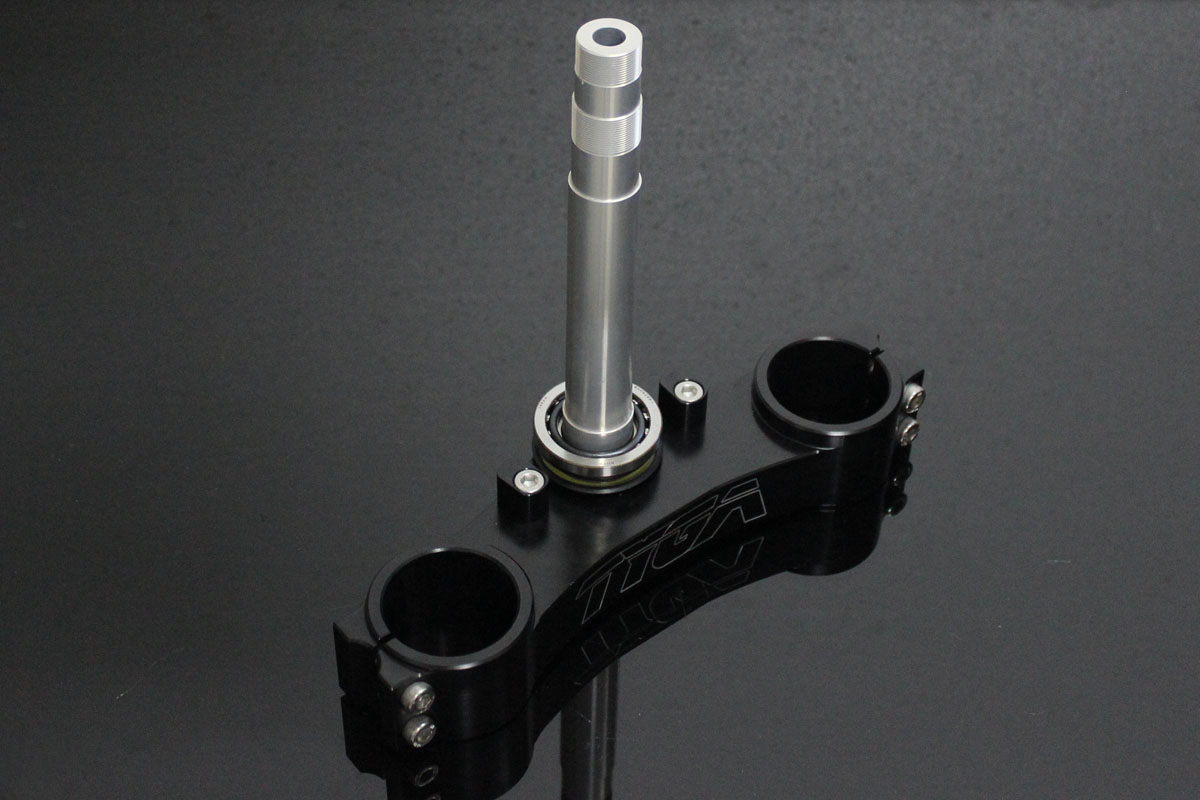 Lower Triple Clamp, CNC Black, RVF400 forks/NSR shaft