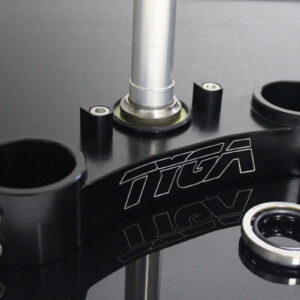 Lower Triple Clamp, CNC Black, RVF400 forks/NSR shaft