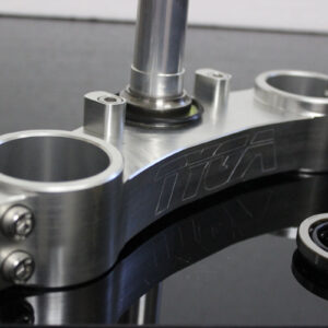 Lower Triple Clamp, CNC Silver, RVF400 NC35