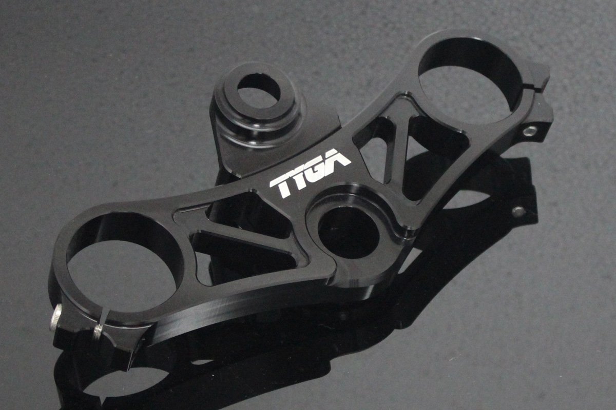 Top Triple Clamp Set, CNC Black, KTM RC Series