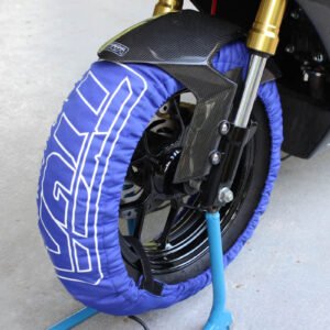 Tyre Warmers, Minibike, Blue