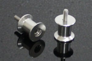 Rear Stand Bobbins, Silver, M6, Assy.