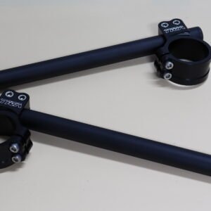 Handlebar Set, Racing, Black, 48 mm.