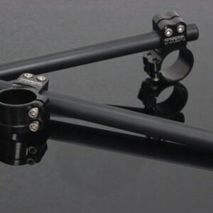 Handlebar Set, Racing, Black, 48 mm.