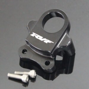 Ignition Switch Holder, CNC Black, RVF400 NC35