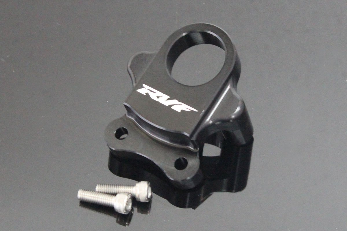 Ignition Switch Holder, CNC Black, RVF400 NC35