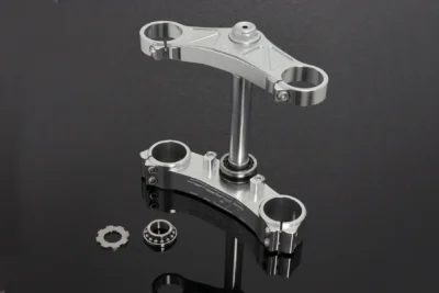 Triple Clamp Set, 3D, CNC Silver, CBR600RR to fit MC21/MC28