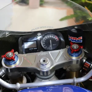 Triple Clamp Set, 3D, CNC Silver, CBR600RR to fit MC21/MC28