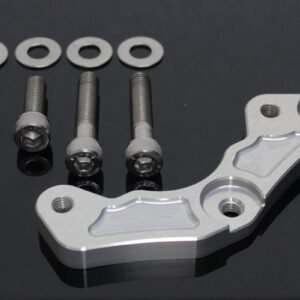 Bracket, Front Brake, 84 mm Brembo Conversion, Silver, Kawasaki Z125