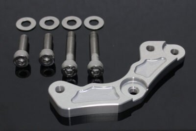 Bracket, Front Brake, 84 mm Brembo Conversion, Silver, Kawasaki Z125