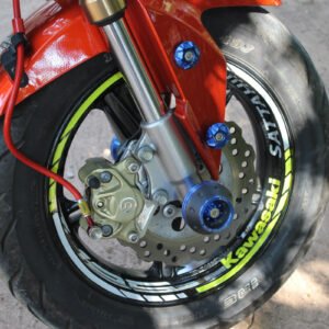 Bracket, Front Brake, 84 mm Brembo Conversion, Black, Kawasaki Z125